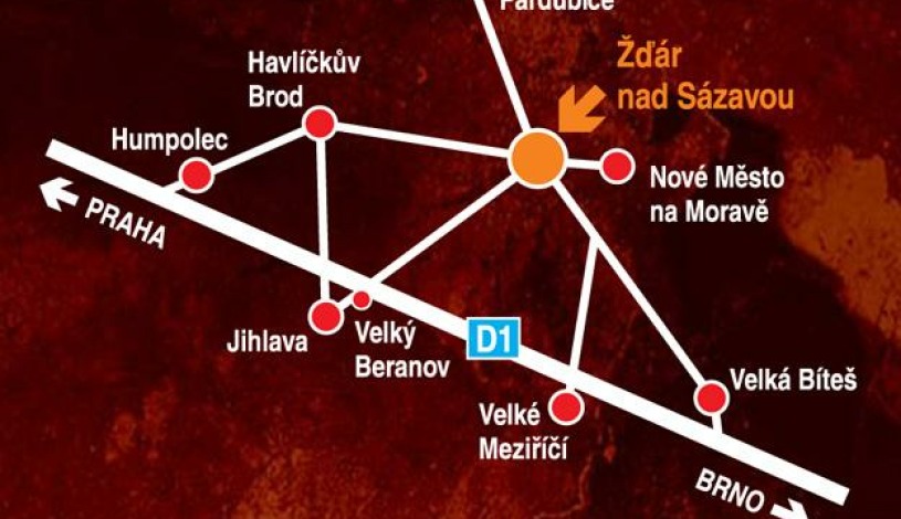 Žďárský hotel Jehla Žďár nad Sázavou